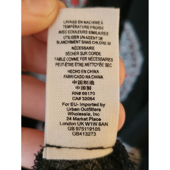 Free People Black Oversize top Sleeveless cutout Small - Picture 3 of 6